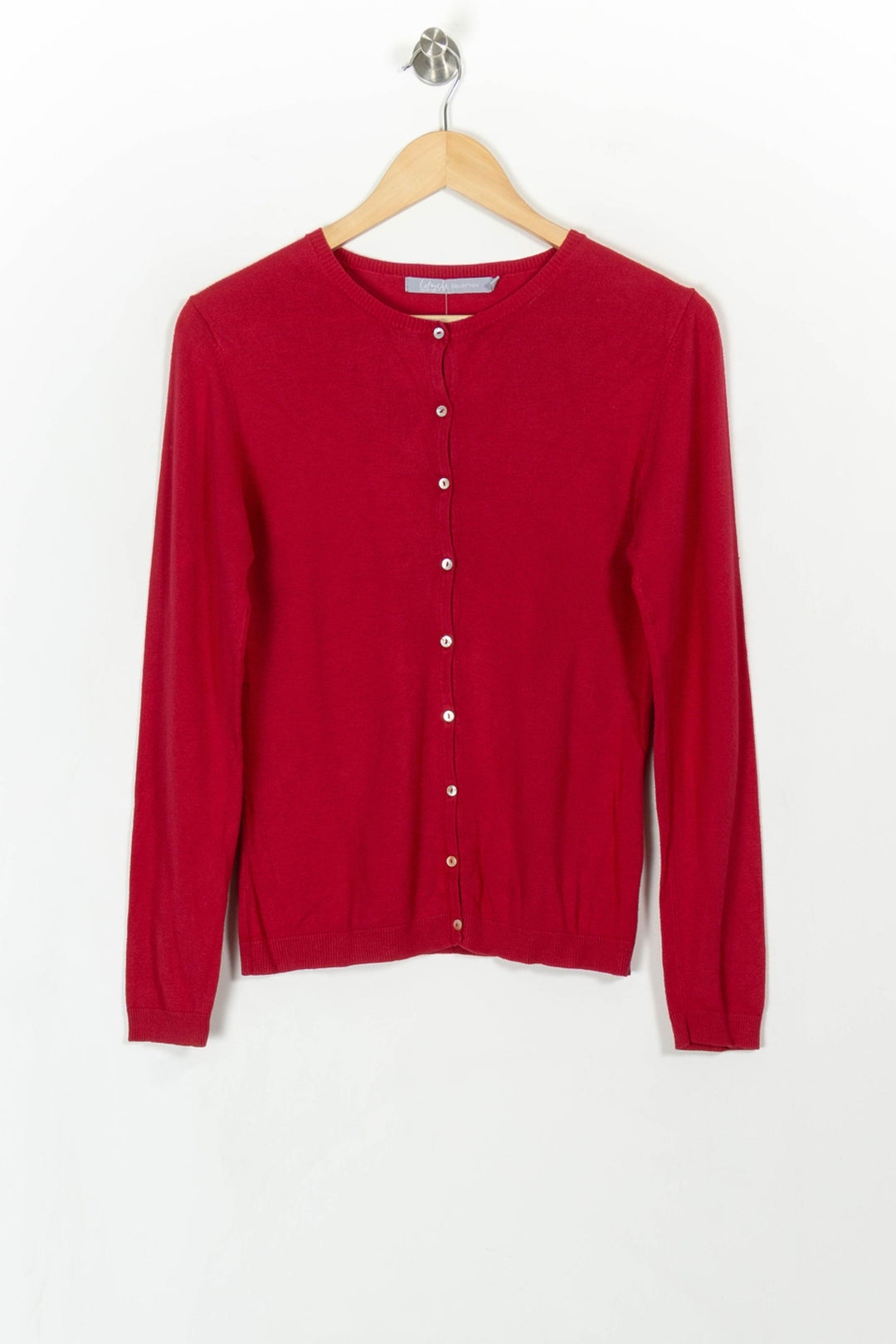Cardigan Rouge - Taille M/38 de la marque Galeries Lafayette | PARAD86815 - Vendu par Paradigme - Image 2