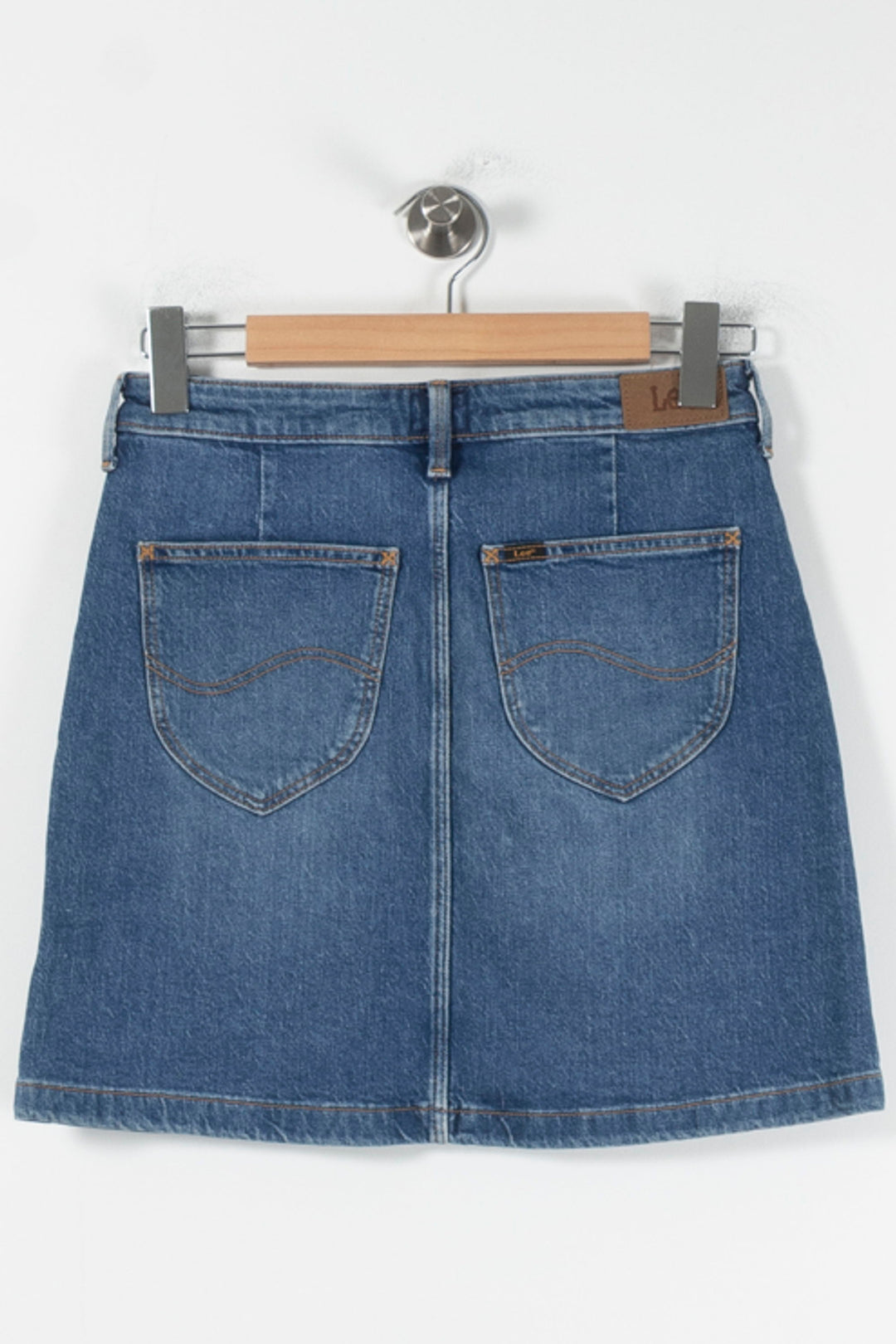 Jupe en Jean Bleue - Taille S/36 de la marque Lee | PARAD86816 - Vendu par Paradigme - Image 4