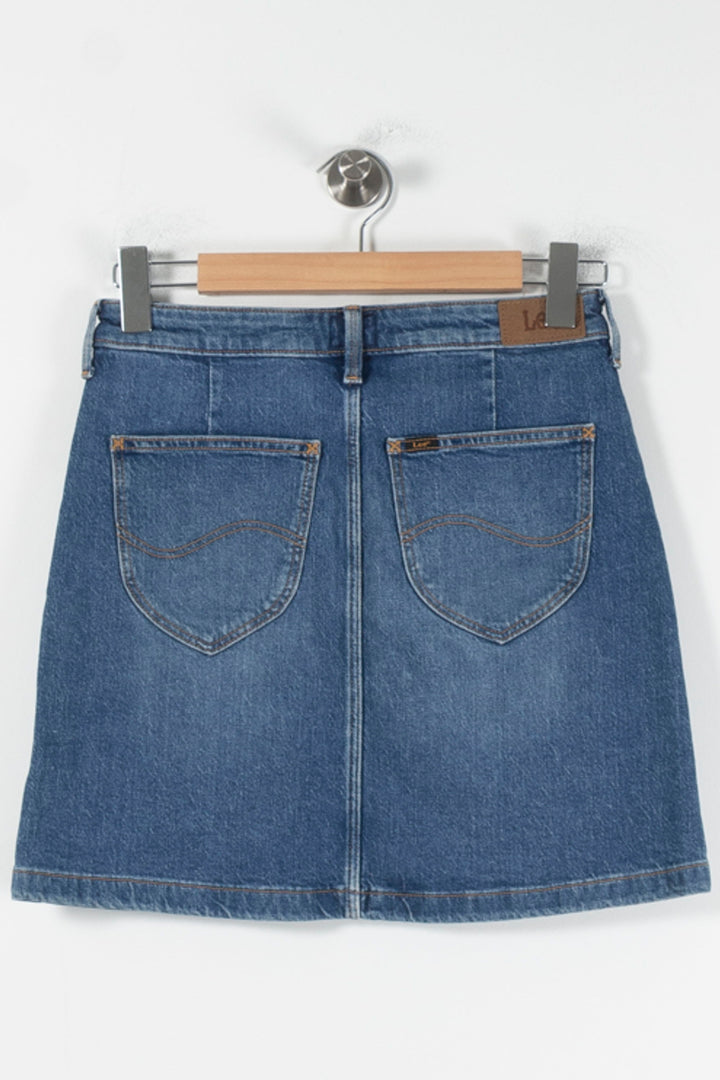 Jupe en Jean Bleue - Taille S/36 de la marque Lee | PARAD86816 - Vendu par Paradigme - Image 4