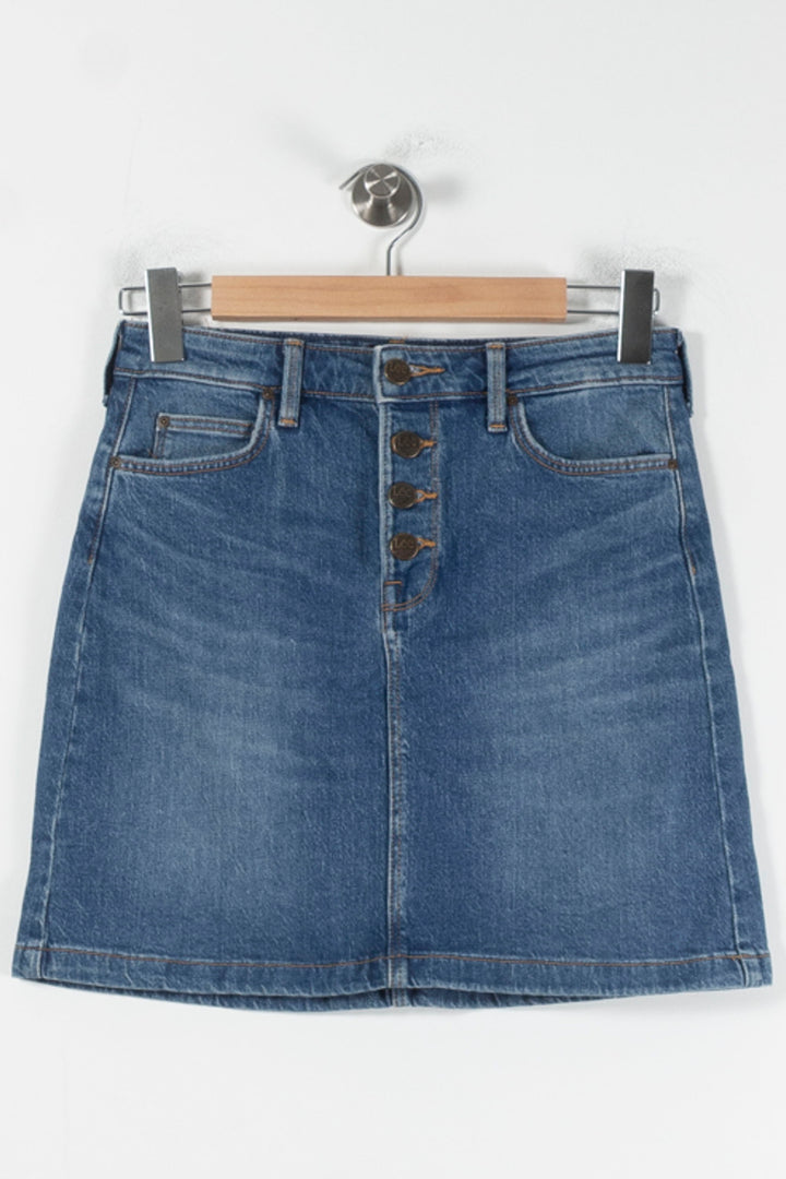 Jupe en Jean Bleue - Taille S/36 de la marque Lee | PARAD86816 - Vendu par Paradigme - Image 2