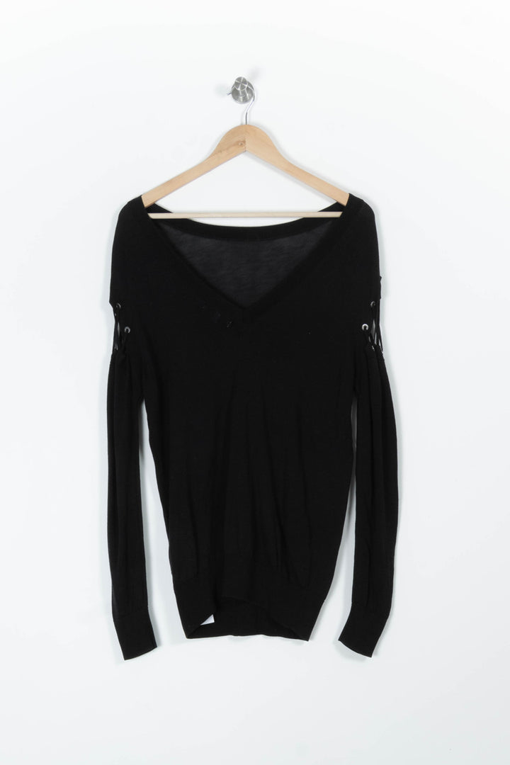 Pull Noir - Taille S/36 de la marque IRO | PARAD86823 - Vendu par Paradigme - Image 4