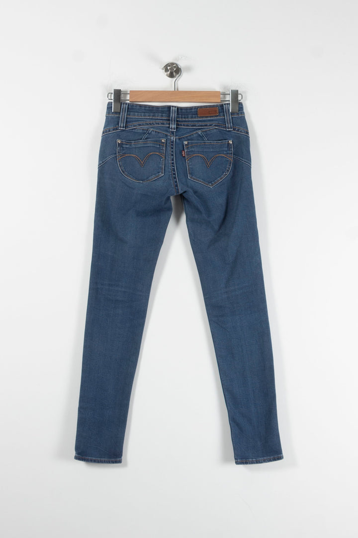 Jean Skinny Bleu - Taille S/36 de la marque Levi's | PARAD86837 - Vendu par Paradigme - Image 4