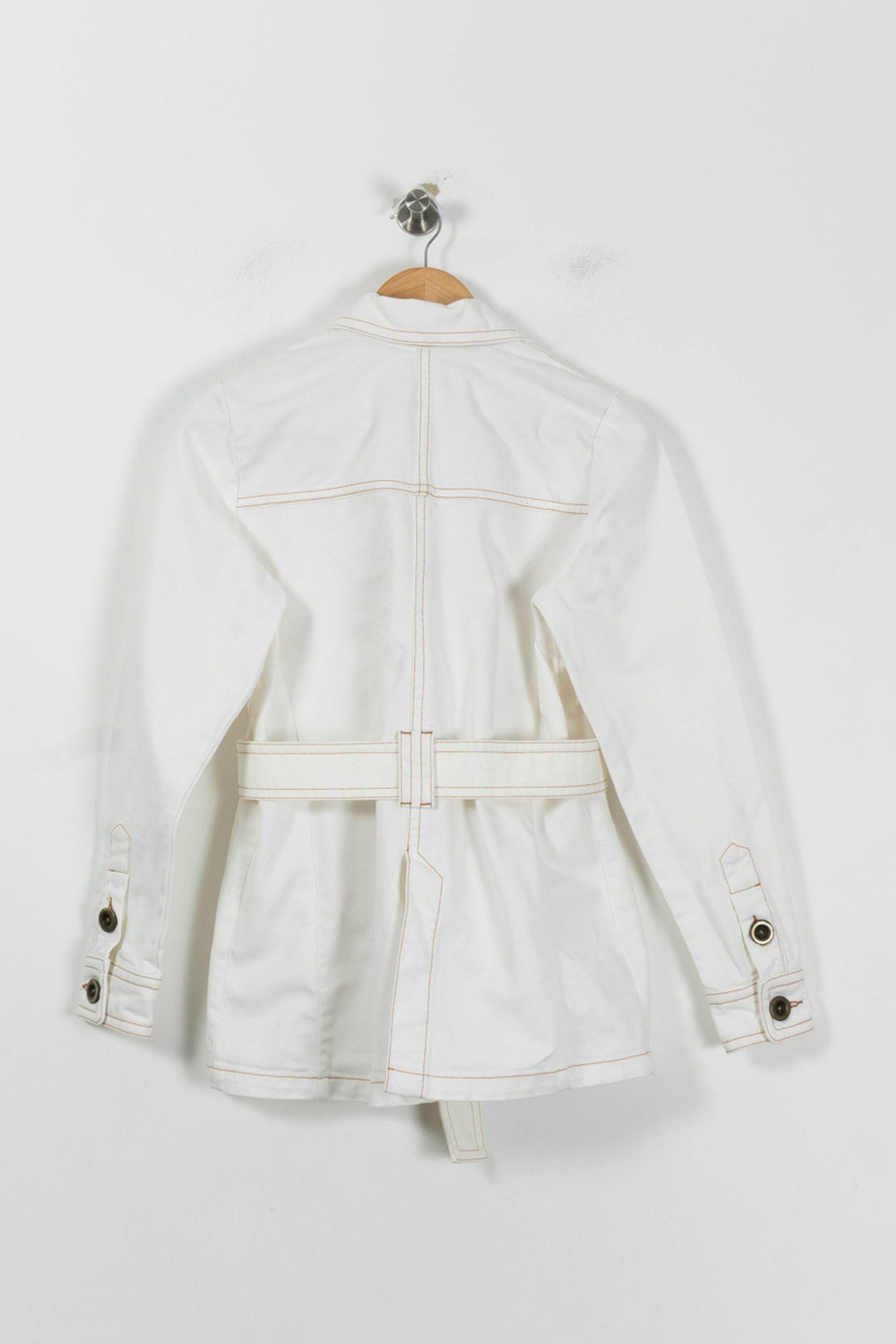 Trench Blanc - Taille S/36 de la marque Rouje | PARAD86838 - Vendu par Paradigme - Image 4