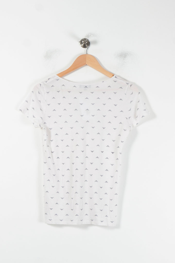 Tee-shirt Blanc - Taille M/38 de la marque Caroll | PARAD86857 - Vendu par Paradigme - Image 4