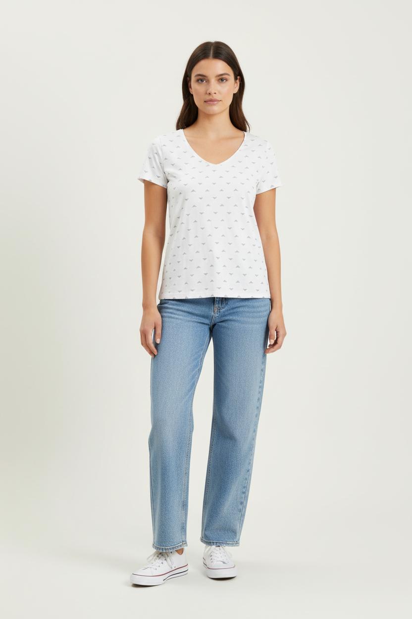 Tee-shirt Blanc - Taille M/38 de la marque Caroll | PARAD86857 - Vendu par Paradigme - Image 1