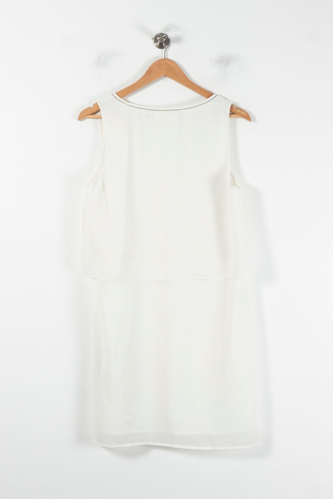 Robe Sans Manches Blanche - Taille M/38 de la marque Sud express | PARAD86864 - Vendu par Paradigme - Image 4