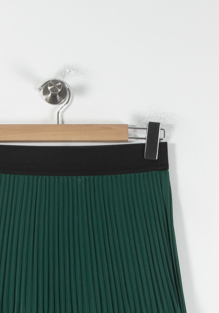 Jupe Plissée Verte - Taille M/38 de la marque Maje | PARAD86877 - Vendu par Paradigme - Image 3