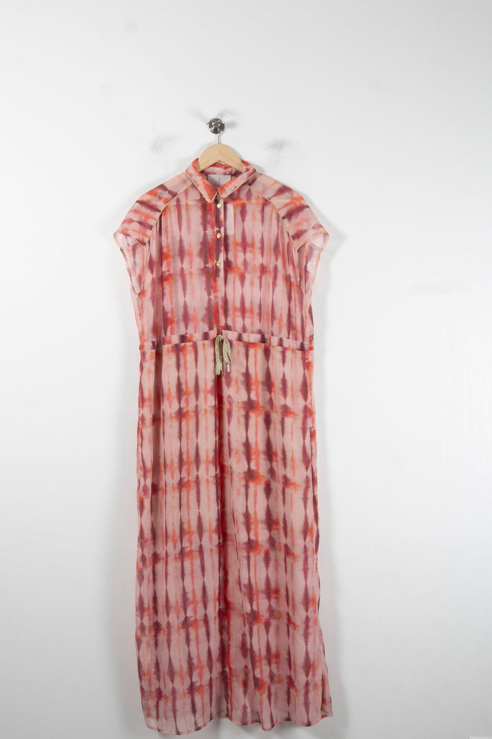 Robe Longue Rose et Rouge - Taille L/40 de la marque Imprevu | PARAD86881 - Vendu par Paradigme - Image 2