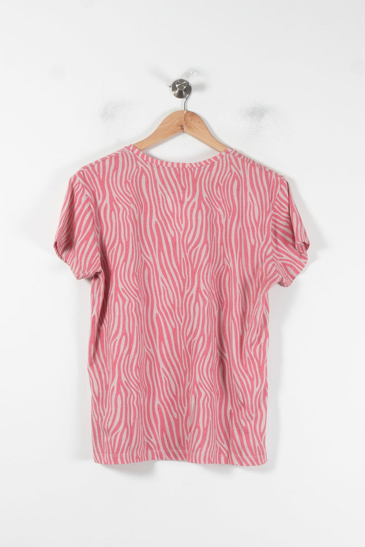 Tee-shirt Rose et Blanc - Taille XL/42 de la marque Imprevu | PARAD86887 - Vendu par Paradigme - Image 4