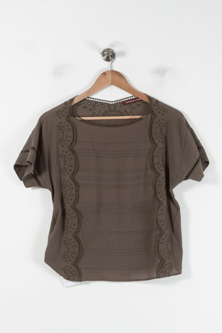 Blouse Verte - Taille S/36 de la marque Comptoir des Cotonniers | PARAD86895 - Vendu par Paradigme - Image 2