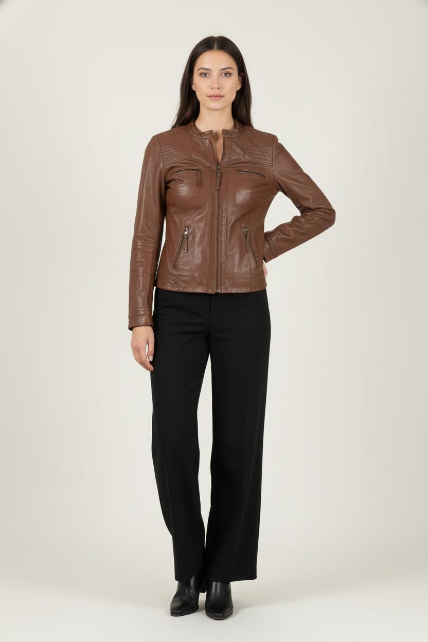 Blouson Marron - Taille L/40 de la marque Caroll | PARAD86897 - Vendu par Paradigme - Image 1