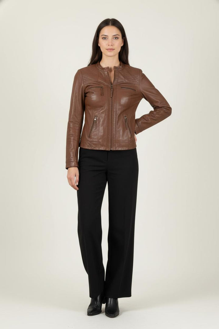Blouson Marron - Taille L/40 de la marque Caroll | PARAD86897 - Vendu par Paradigme - Image 1