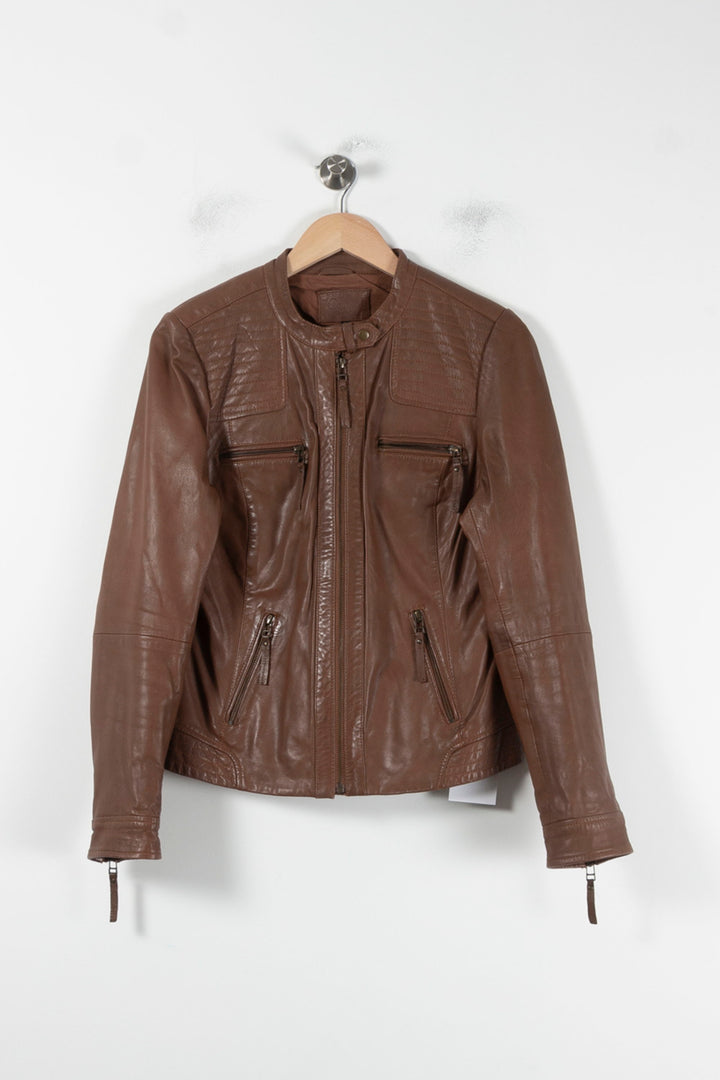 Blouson Marron - Taille L/40 de la marque Caroll | PARAD86897 - Vendu par Paradigme - Image 2