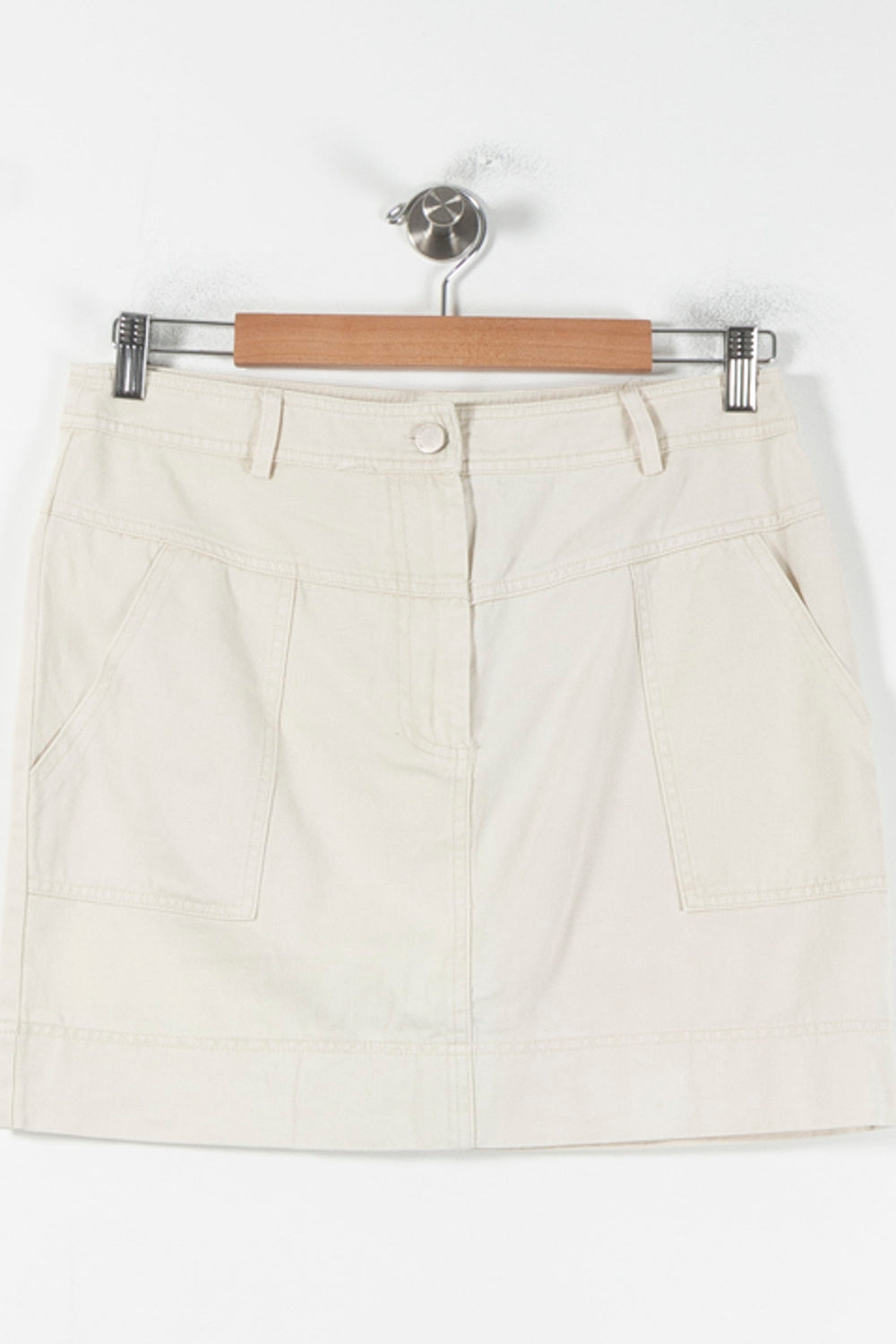 Jupe Courte Beige - Taille M/38 de la marque Grace & Mila | PARAD86898 - Vendu par Paradigme - Image 2