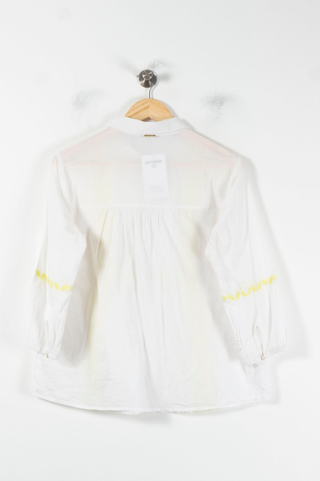 Blouse Blanche et Jaune - Taille S/36 de la marque One Step | PARAD86916 - Vendu par Paradigme - Image 4