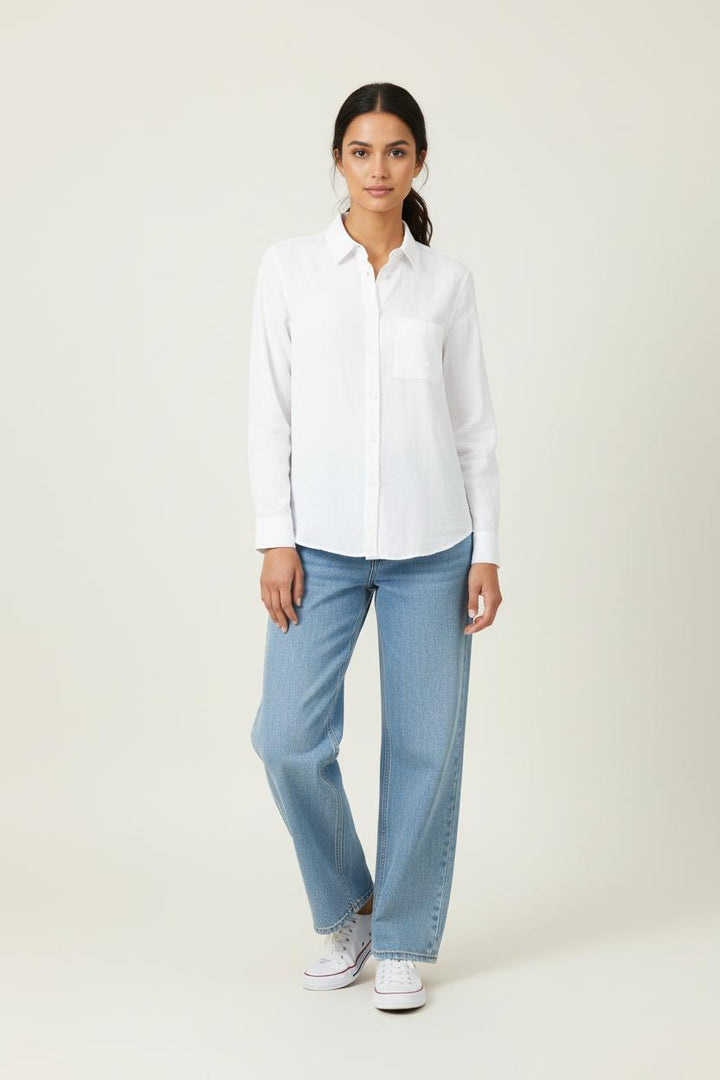 Chemise Blanche - Taille M/38 de la marque Sud express | PARAD86921 - Vendu par Paradigme - Image 1
