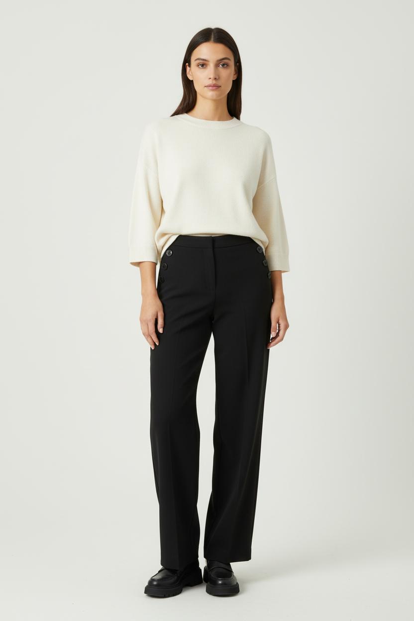 Pantalon Large Noir - Taille S/36 de la marque Grace & Mila | PARAD86922 - Vendu par Paradigme - Image 1