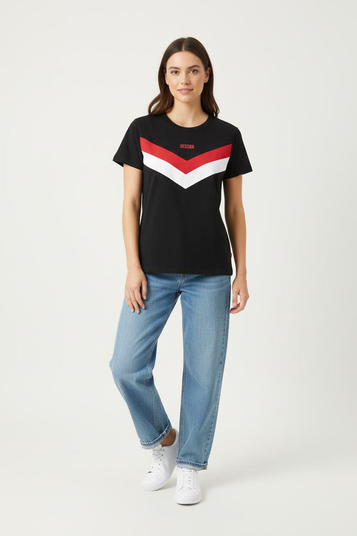 Tee-shirt Noir et Rouge - Taille XS/34 de la marque Levi's | PARAD86935 - Vendu par Paradigme - Image 1