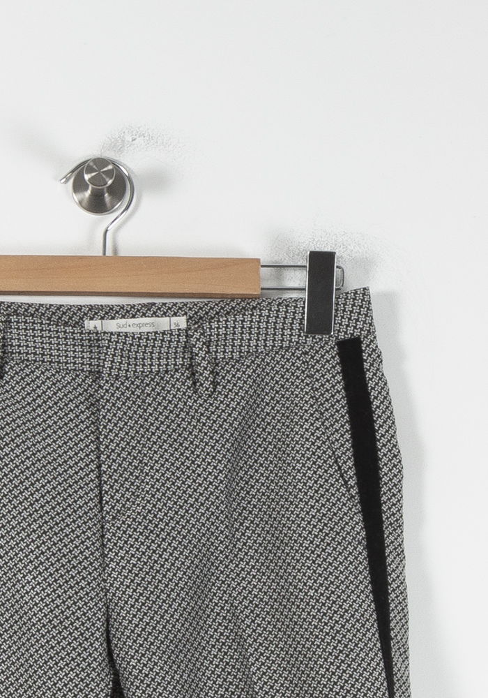 Pantalon Gris et Noir - Taille S/36 de la marque Sud express | PARAD86938 - Vendu par Paradigme - Image 3