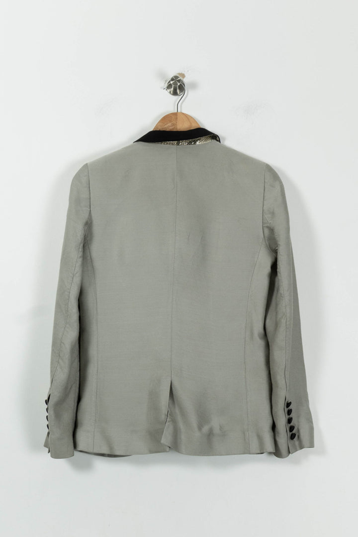 Veste Gris et Noir - Taille M/38 de la marque Zadig&Voltaire | PARAD86939 - Vendu par Paradigme - Image 4