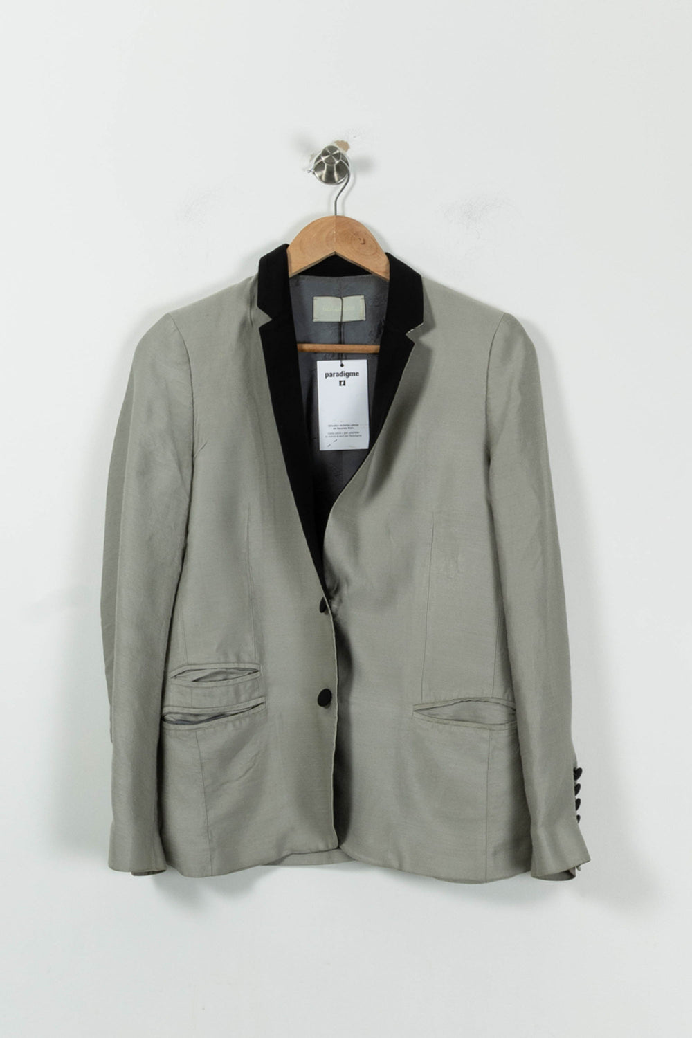 Veste Gris et Noir - Taille M/38 de la marque Zadig&Voltaire | PARAD86939 - Vendu par Paradigme - Image 2