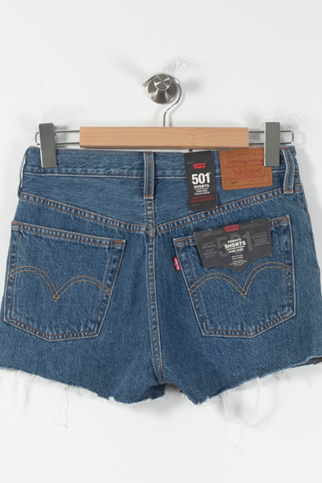 Short en Jean Bleu - Taille S/36 de la marque Levi's | PARAD86945 - Vendu par Paradigme - Image 4