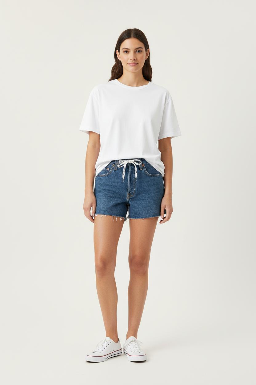 Short en Jean Bleu - Taille S/36 de la marque Levi's | PARAD86945 - Vendu par Paradigme - Image 1