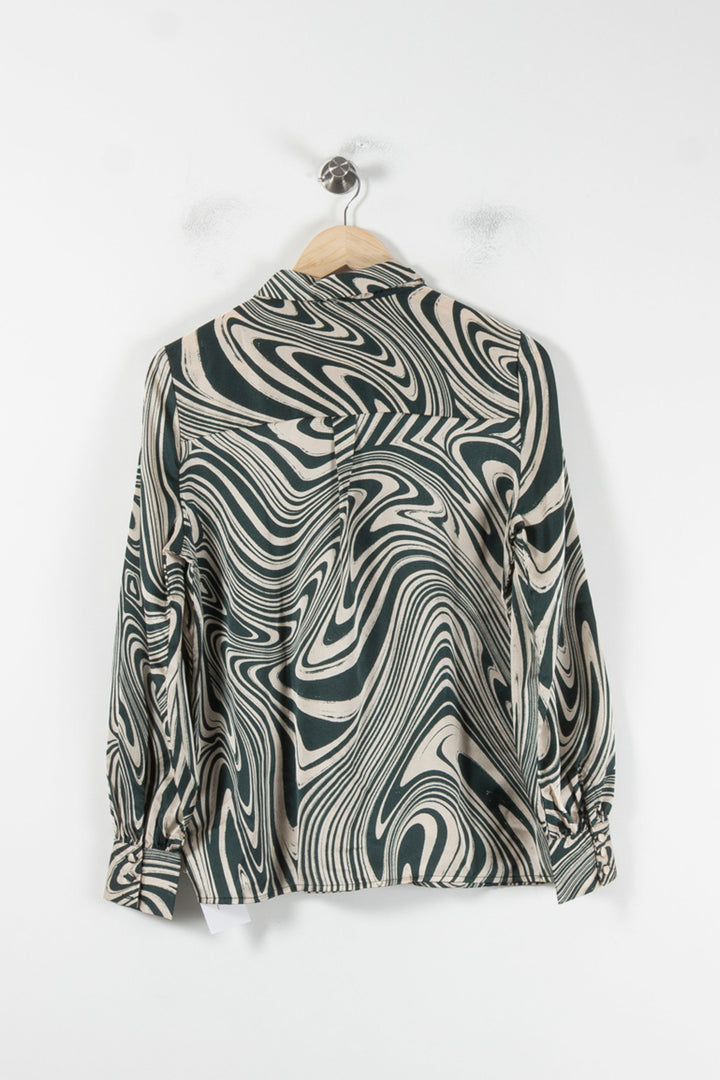 Chemise Verte et Blanche - Taille M/38 de la marque La Petite Etoile | PARAD86946 - Vendu par Paradigme - Image 4