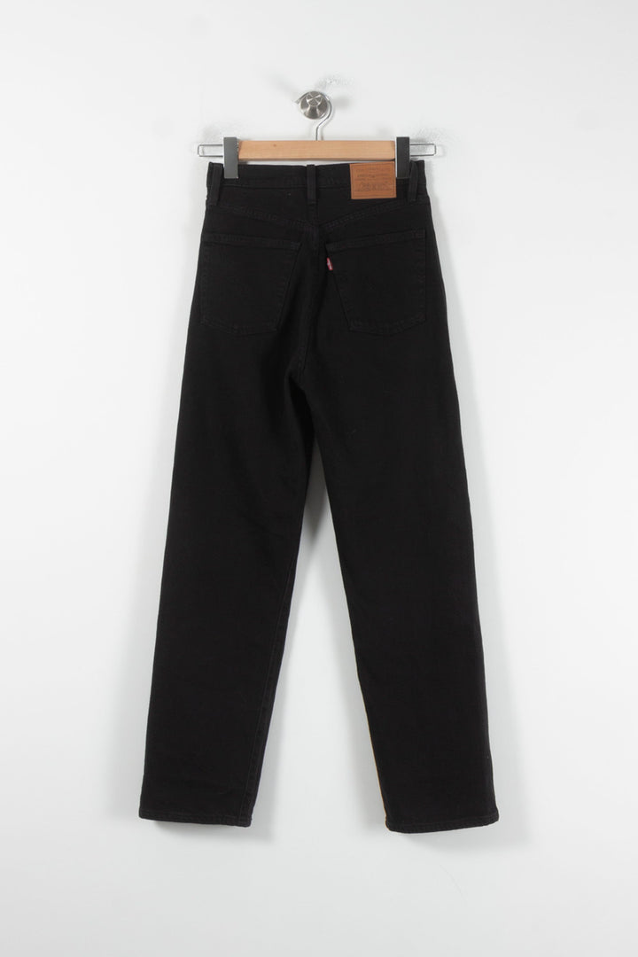 Jean Droit Noir - Taille XS/34 de la marque Levi's | PARAD86951 - Vendu par Paradigme - Image 4