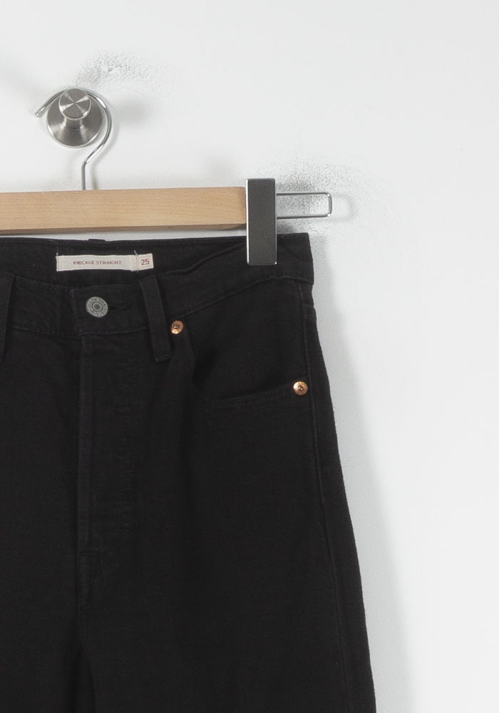 Jean Droit Noir - Taille XS/34 de la marque Levi's | PARAD86951 - Vendu par Paradigme - Image 3