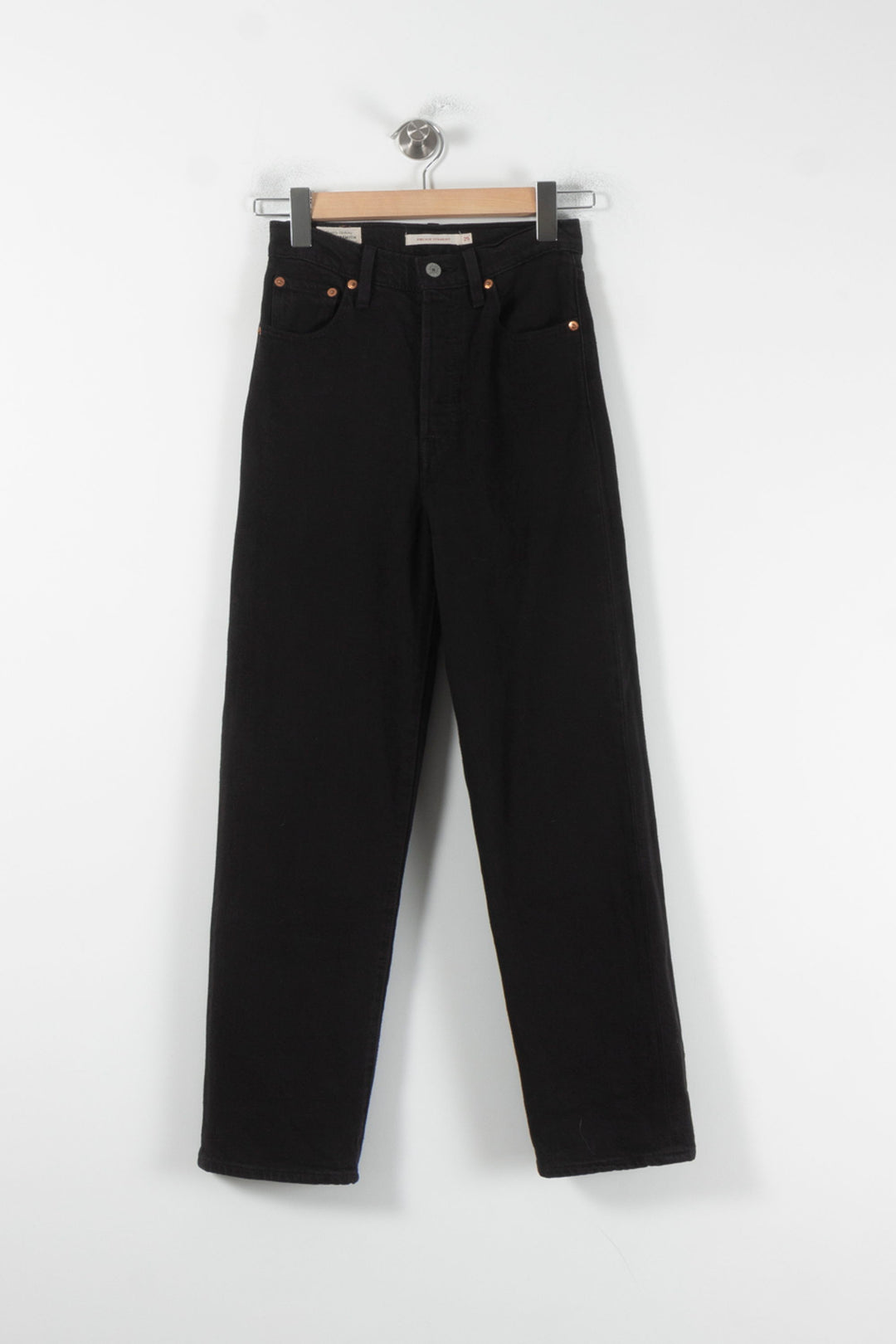 Jean Droit Noir - Taille XS/34 de la marque Levi's | PARAD86951 - Vendu par Paradigme - Image 2
