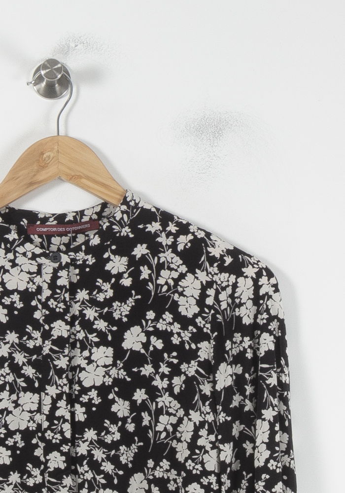 Chemise Noire et Blanche - Taille S/36 de la marque Comptoir des Cotonniers | PARAD86972 - Vendu par Paradigme - Image 3