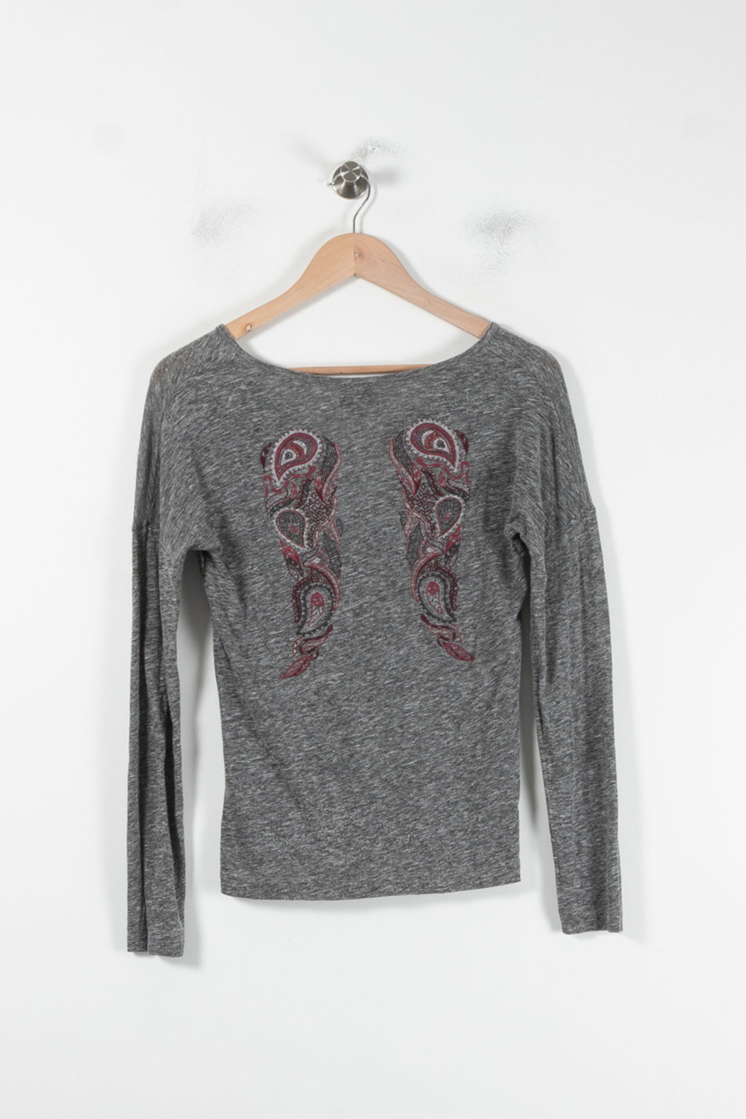 Tee-shirt Manches Longues Gris - Taille XS/34 de la marque Bérénice | PARAD86974 - Vendu par Paradigme - Image 4