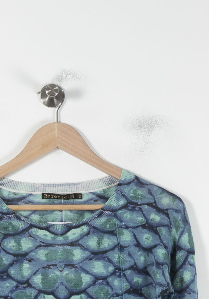 Tee-shirt Manches Longues Bleu - Taille XS/34 de la marque Bérénice | PARAD86976 - Vendu par Paradigme - Image 3