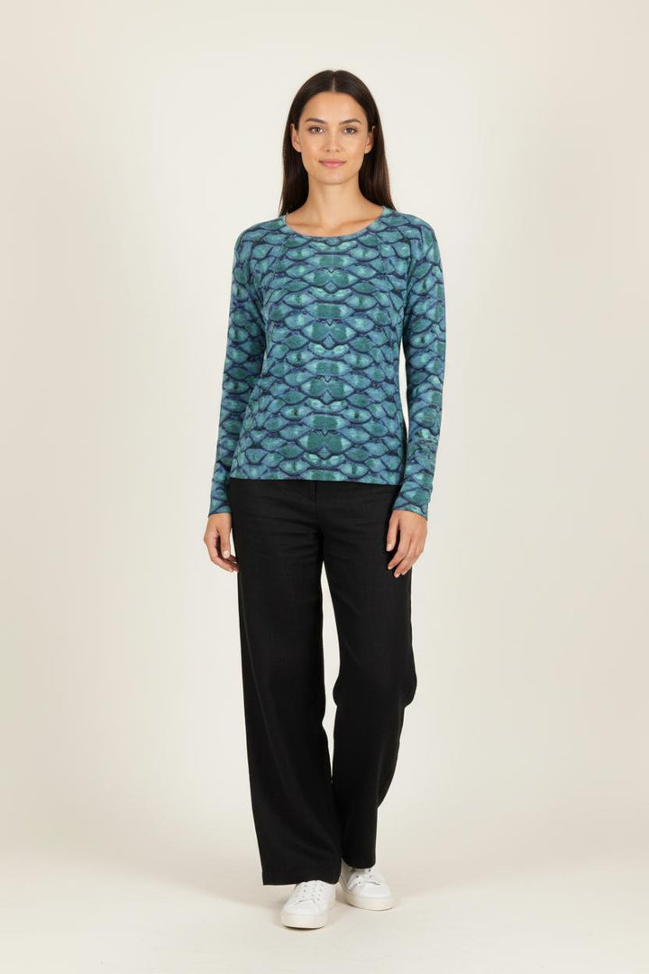 Tee-shirt Manches Longues Bleu - Taille XS/34 de la marque Bérénice | PARAD86976 - Vendu par Paradigme - Image 1