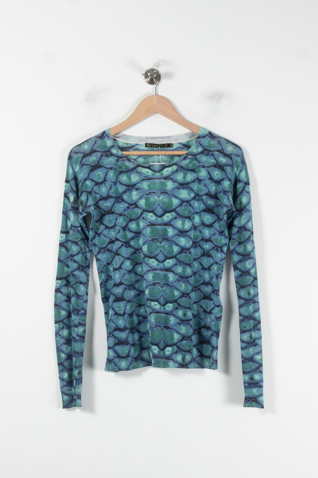 Tee-shirt Manches Longues Bleu - Taille XS/34 de la marque Bérénice | PARAD86976 - Vendu par Paradigme - Image 2