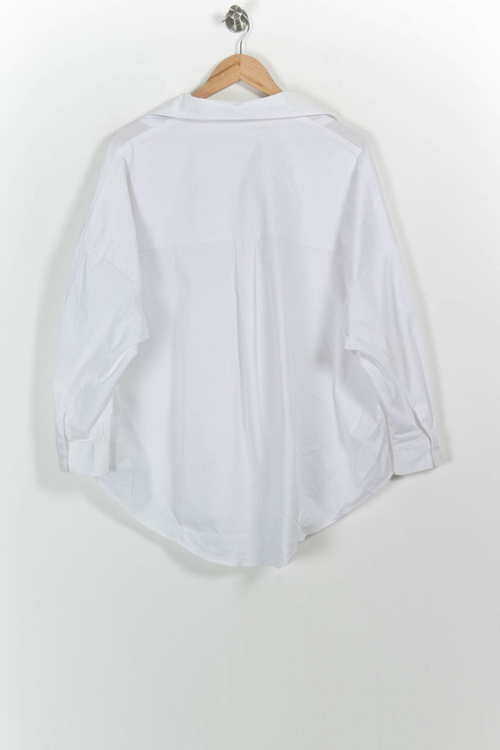 Chemisier Blanc - Taille XL/42 de la marque La Fée Maraboutée | PARAD86981 - Vendu par Paradigme - Image 4