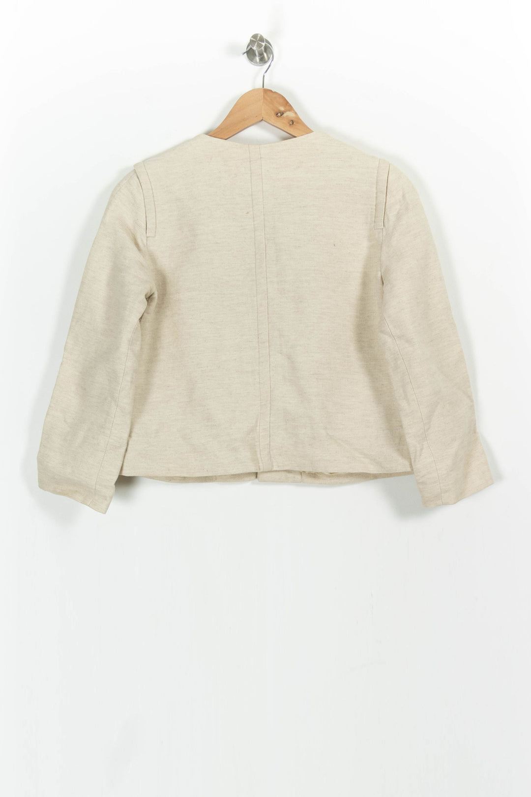 Veste Beige - Taille M/38 de la marque Sandro | PARAD87003 - Vendu par Paradigme - Image 4
