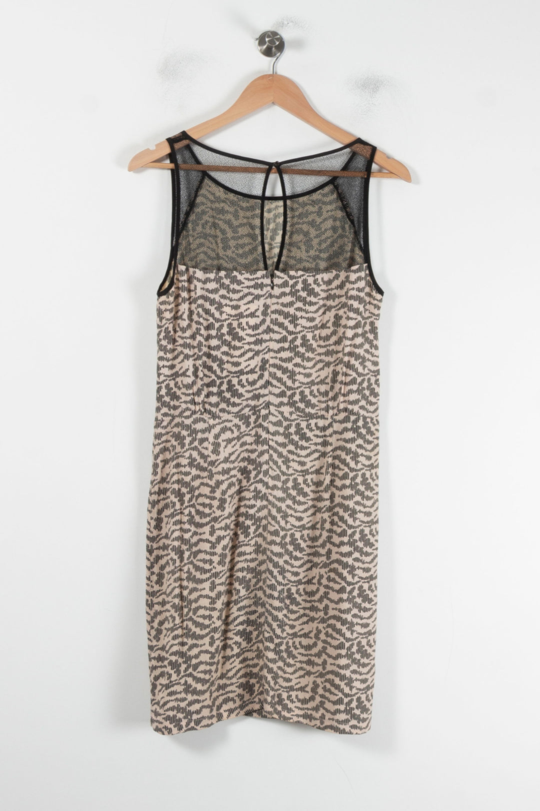 Robe Midi Beige et Noir - Taille M/38 de la marque Pablo | PARAD87005 - Vendu par Paradigme - Image 4