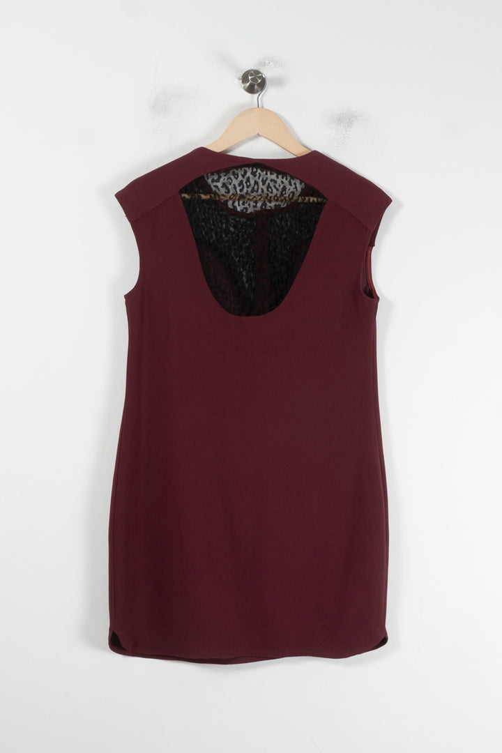 Robe Droite Bordeaux - Taille S/36 de la marque Opullence | PARAD87006 - Vendu par Paradigme - Image 4