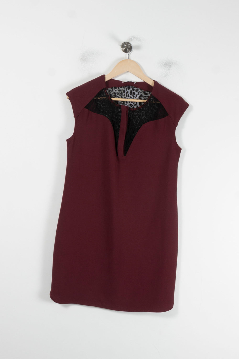 Robe Droite Bordeaux - Taille S/36 de la marque Opullence | PARAD87006 - Vendu par Paradigme - Image 2