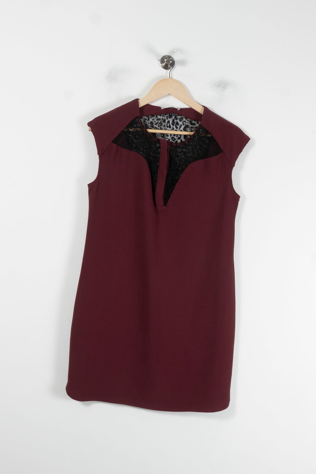 Robe Droite Bordeaux - Taille S/36 de la marque Opullence | PARAD87006 - Vendu par Paradigme - Image 2