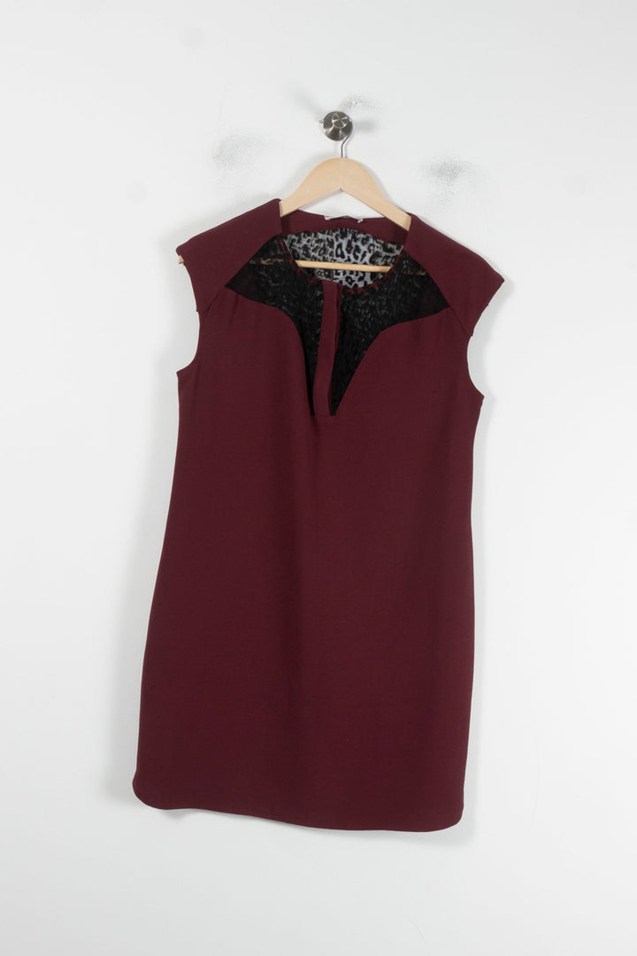 Robe Droite Bordeaux - Taille S/36 de la marque Opullence | PARAD87006 - Vendu par Paradigme - Image 2