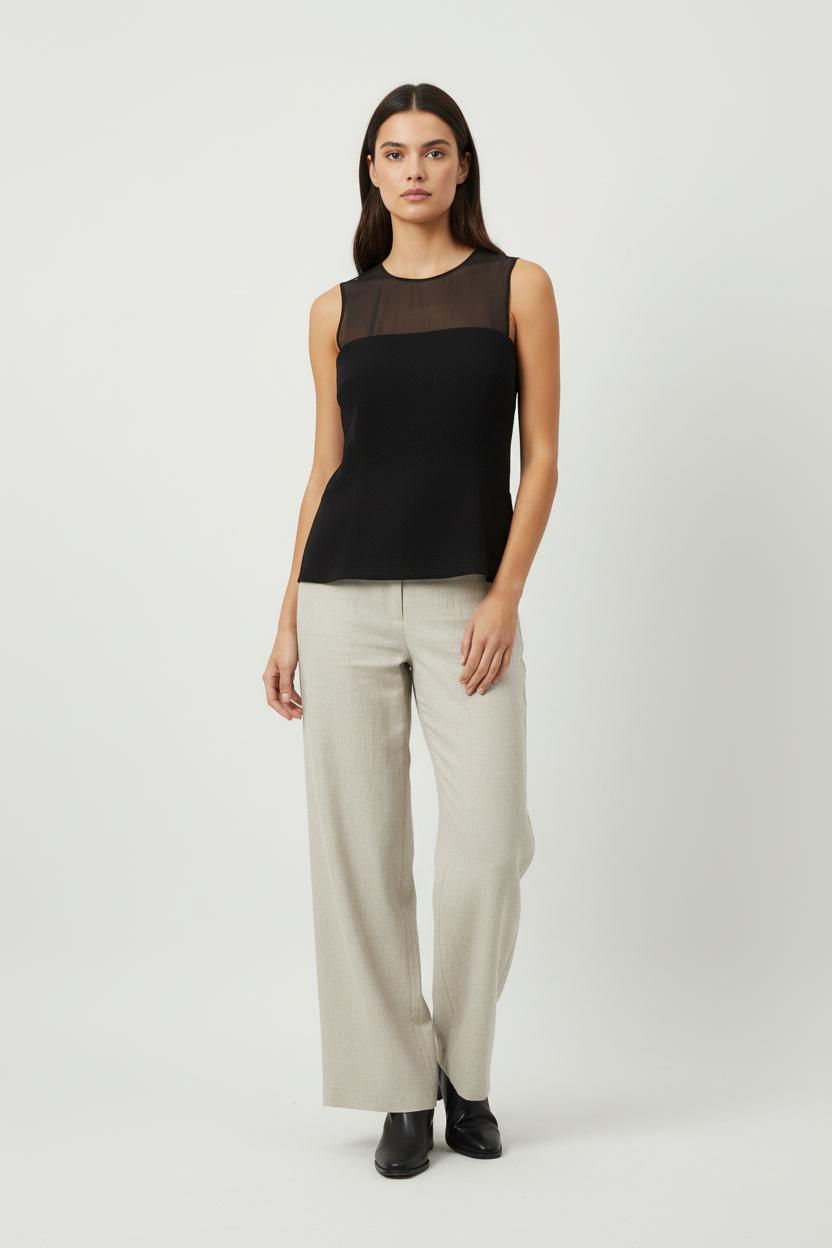 Débardeur Noir - Taille S/36 de la marque Sandro | PARAD87010 - Vendu par Paradigme - Image 1