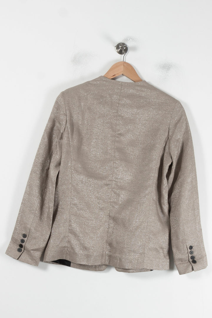 Blazer Doré - Taille M/38 de la marque Gerard Darel | PARAD87012 - Vendu par Paradigme - Image 4