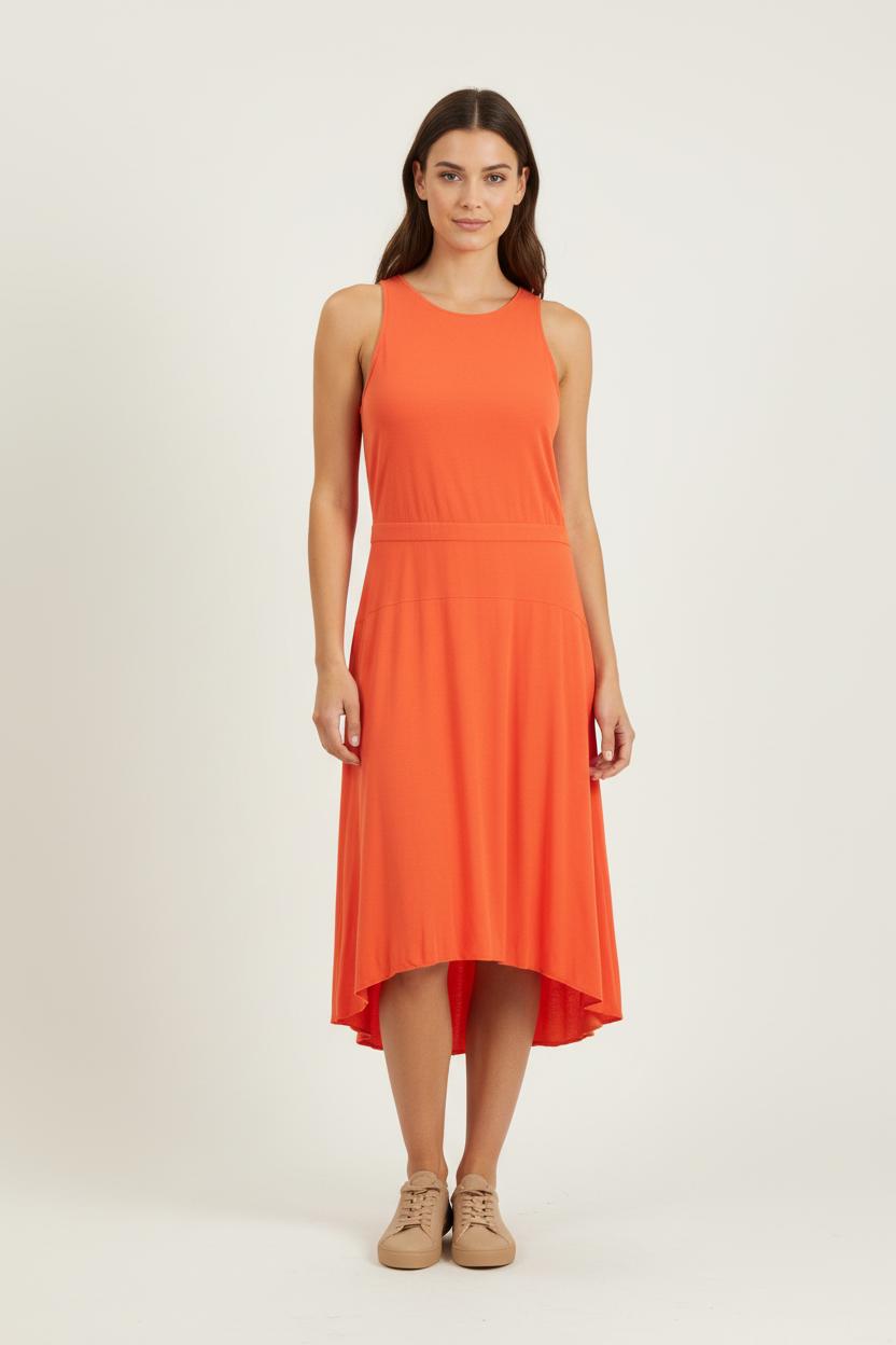 Robe Midi Orange - Taille S/36 de la marque Maje | PARAD87015 - Vendu par Paradigme - Image 1