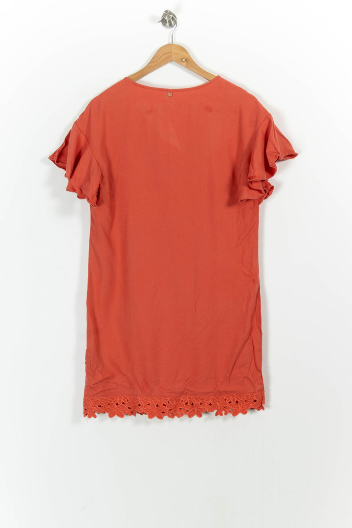 Robe Courte Orange - Taille M/38 de la marque I.Code | PARAD87017 - Vendu par Paradigme - Image 4