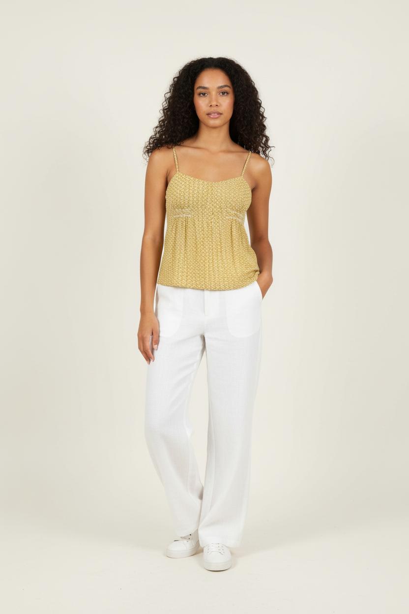 Débardeur Jaune - Taille L/40 de la marque IKKS | PARAD87019 - Vendu par Paradigme - Image 1