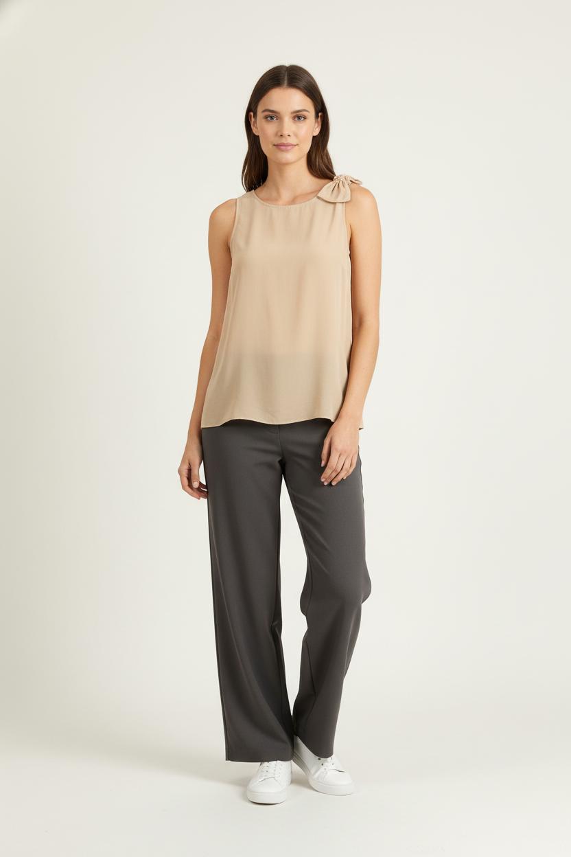 Débardeur Beige - Taille S/36 de la marque Sandro | PARAD87020 - Vendu par Paradigme - Image 1