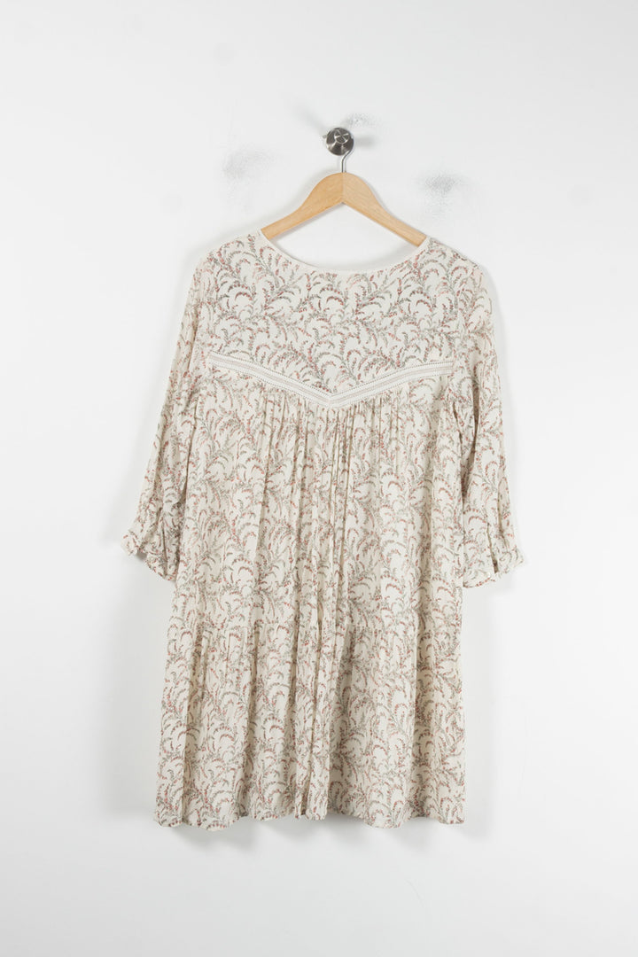Robe Bohème Beige - Taille M/38 de la marque ba&sh | PARAD87023 - Vendu par Paradigme - Image 4